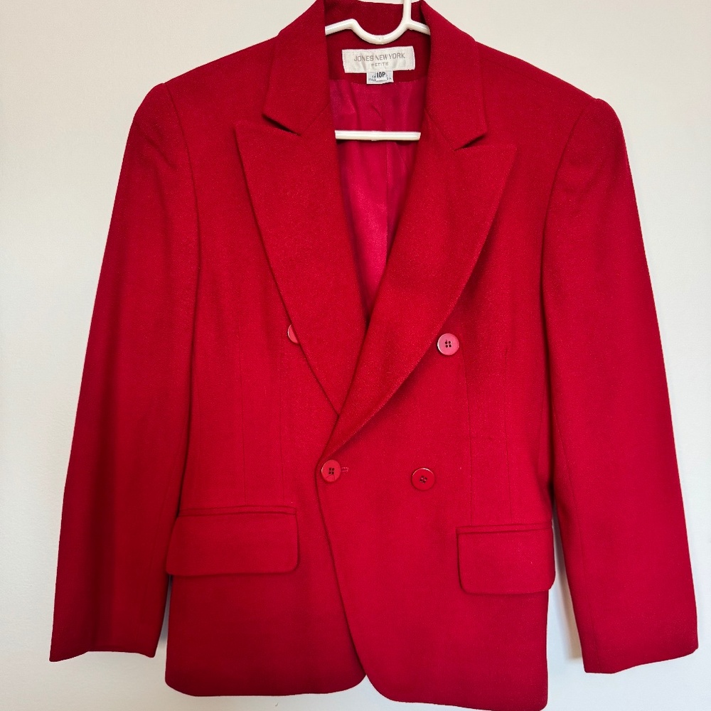 Jones New York Petite Wool Suit Jacket